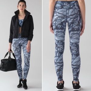 Lululemon Wunder Under Hi-Rise Tight Nulux Blue